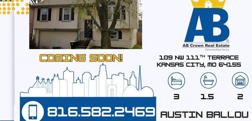 Homes for Sale in Kansas City, MO 64155 | 109 NW 111th Terrace